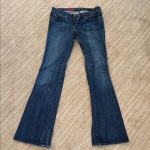 AG Adriano Goldschmied Dark Blue Flare Jeans